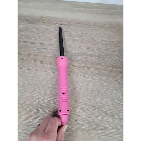 Herstyler‎ Baby Curl Pink Compact Ceramic Heat Barrel Teflon Wand - Picture 4 of 7